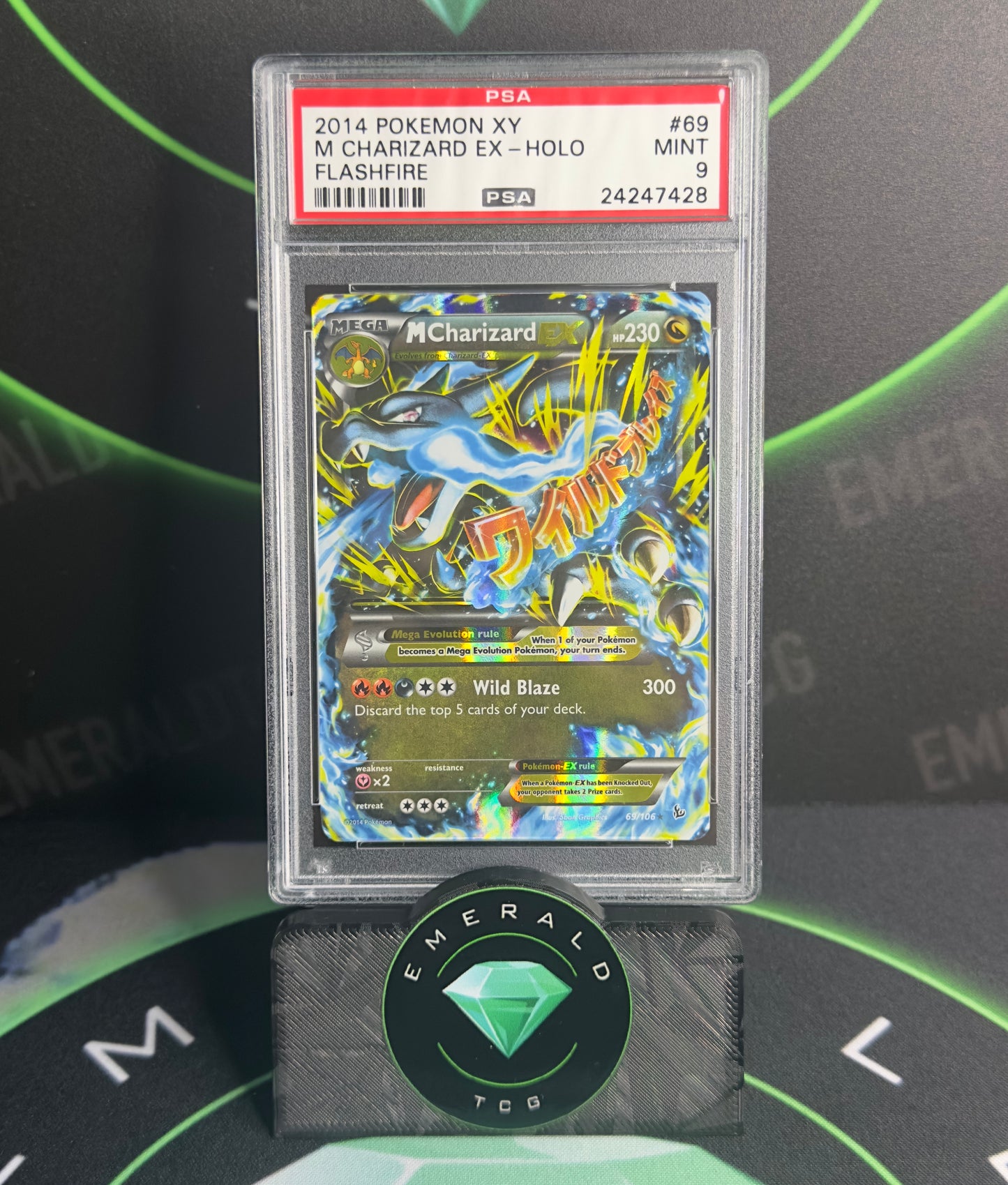 M Charizard EX - PSA 9