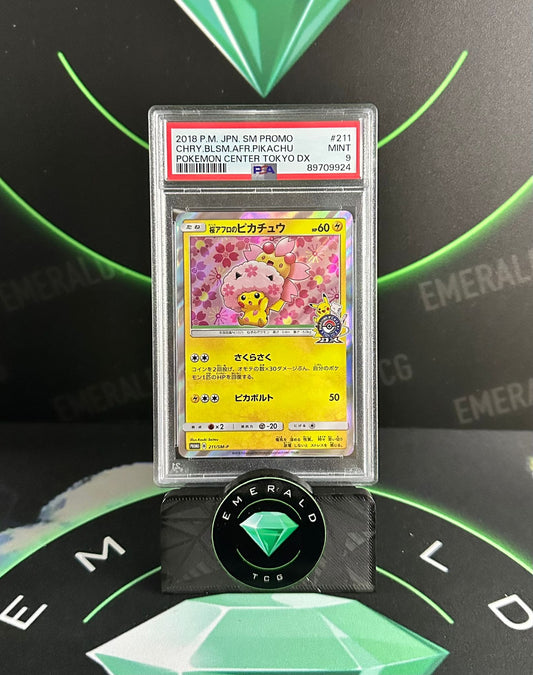 Cherry Blossom Pikachu - PSA 9