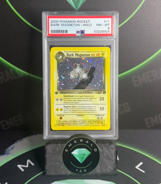 Dark Magneton 1st Edition - Holo PSA 8